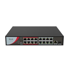 Hilook NS-0318P-130(B) 16 Port Yönetilemez POE Switch