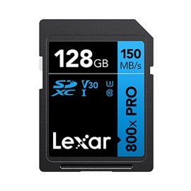 Lexar LSD0800P128G-BNNNG High-Performance 800xPRO 128GB SD Hafıza Kartı