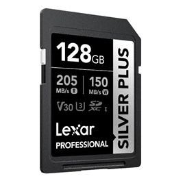 Lexar LSDSIPL128G-BNNNG Professional SILVER PLUS 128GB SDXC Hafıza Kartı