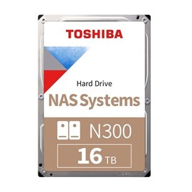 TOSHIBA N300 16TB 3.5" 7200RPM SATA 512MB HDWG51GUZSVA NAS Disk