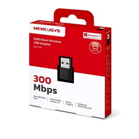 Mercusys MA12N N300 Wireless Nano USB Adaptör