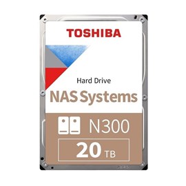 TOSHIBA N300 20TB 3.5" 7200RPM SATA 512MB HDWG62AUZSVA NAS Disk