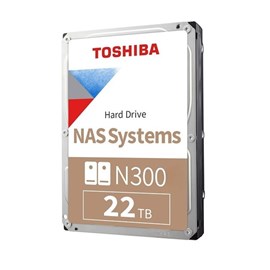 TOSHIBA N300 22TB 3.5" 7200RPM SATA 512MB HDWG62CUZSVA NAS Disk