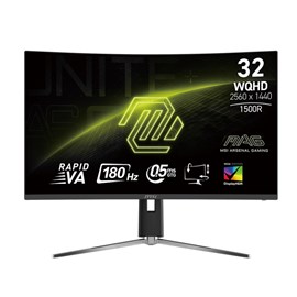 MSI MAG 32CQ6PF 31.5" 0.5MS 180Hz WQHD Curved Gaming Monitör
