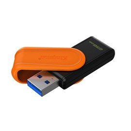 Kingston 256GB USB3.2 DTXS/256GB Exodia S Black+Orange Flash Bellek