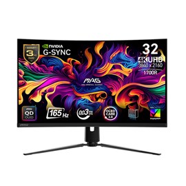 MSI MAG 321CUP QD-OLED 31.5" 0.03MS 165Hz Curved Gaming Monitör