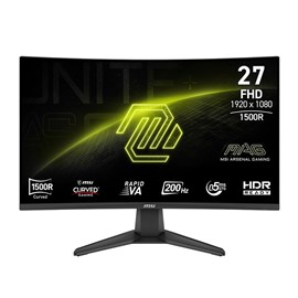 MSI MAG 276CF E20 27" 0.5MS 200Hz Full HD Curved Gaming Monitör