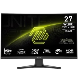 MSI MAG 275CQF E18 27" 0.5MS 180Hz WQHD Curved Gaming Monitör