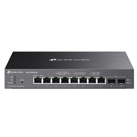 TP-LINK OMADA SG2210XMP-M2 8 Port 2.5Gbps 2x10GE SFP+ 8xPoE+ Yönetilebilir Switch