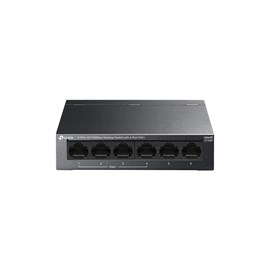 TP-LINK LS106P 6-Port 10/100Mbps Desktop Switch with 4-Port PoE+