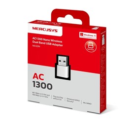 Mercusys MA30N AC1300 Dual Band Wireless USB Adaptör