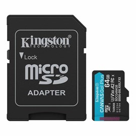 Kingston SDCG4/64GB Canvas Go Plus 64GB microSD Hafıza Kartı