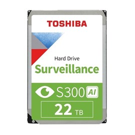 Toshiba S300 AI 22TB 3.5" 7200RPM SATA 1024MB MG11ACA22TE-V 7/24 Güvenlik Diski