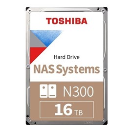 TOSHIBA N300 16TB 3.5" 7200RPM SATA 1024MB MN11ACA16TS NAS Disk