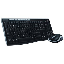 Logitech MK270 Q Kablosuz Usb Siyah Multimedya Klavye/Mouse Seti (920-004525)