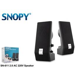 Snopy SN-611 1+1 0.5W RMS Siyah Speaker