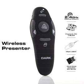 Dark DK-AC-WP03 Kablosuz USB 2.0 Sunum Kumandası