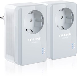 TP-Link TL-PA4010PKIT 500Mbps Priz Girişli Tak-Kullan %85 Enerji Tasarruflu 300 Metre Mesafeli Powerline Adaptör