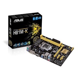 Asus Intel H81M-K H81 DDR3 1600 VGA GLAN 16x 1150p Anakart