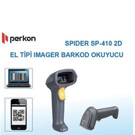 Perkon Spider SP410 2D Okuyucu El Tipi Usb Karekod Barkod Okuyucu
