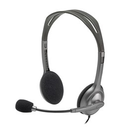 Logitech H111 Gri Stereo Mikrofonlu Tek Jak Kulaklık 981-000593