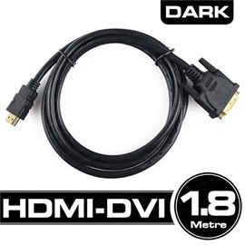 Dark DK-CB-DVIXHDMIL180 DVI - HDMI 1.8M Çift Yönlü Görüntü Kablosu