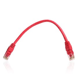 Dark DK-CB-NT6U25R Cat6 Utp 0.25 Mt %100 Bakır Kırmızı Patch Kablo