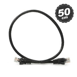 Dark DK-CB-NT6U50B Cat6 Utp 0.50 Mt %100 Bakır Siyah Patch Kablo