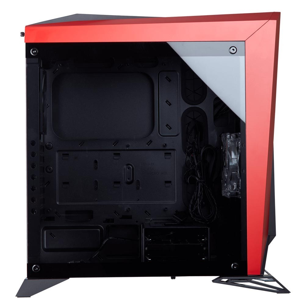 corsair carbide serisi spec omega psu yok siyah kirmizi temperli mid tower gaming kasa cc 9011120 ww