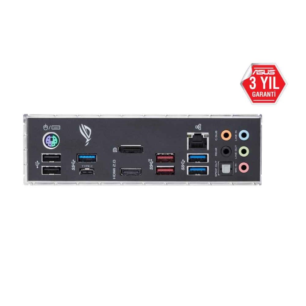 ASUS ROG STRIX B450 F GAMING AMD B450 Ddr4 3200MHz Hdmi Glan Soket AM4 M.2 Sata Usb3.1 Anakart