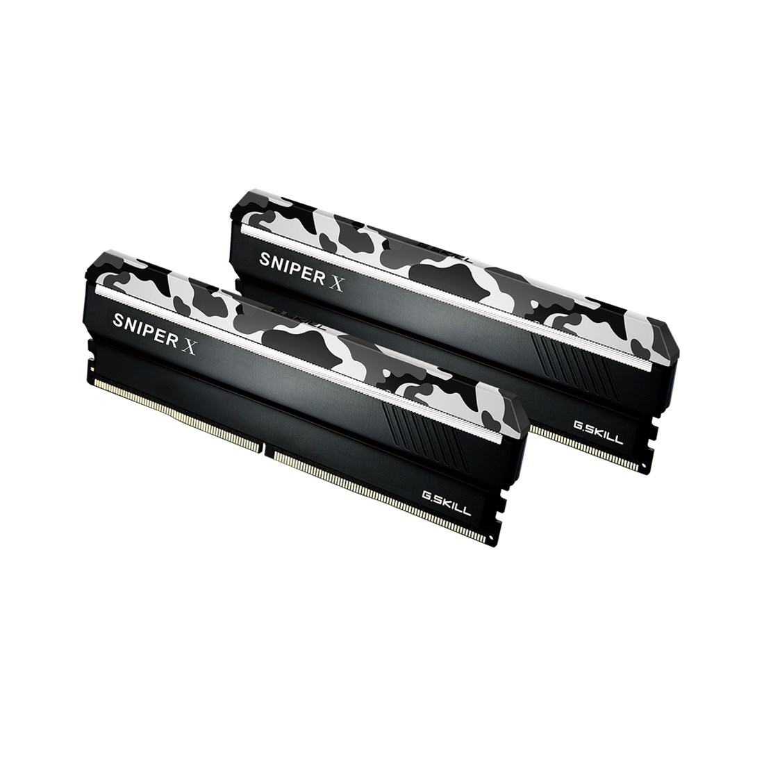 Gskill 16gb 2x8gb Sniperx Gri Kamuflaj 3200mhz Cl16 Ddr4 Dual Kit Ram Itopya