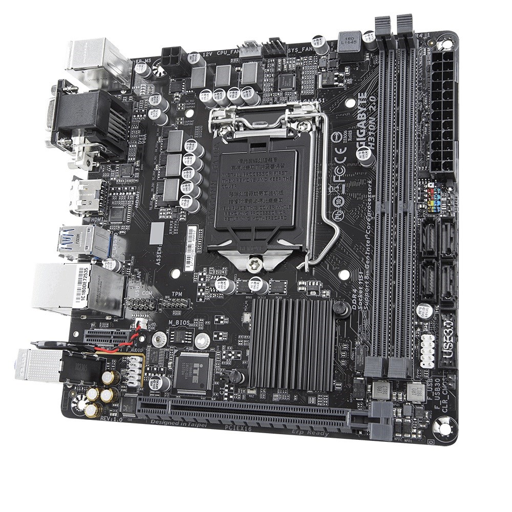 Gigabyte H310N 2.0 DDR4 LGA1151 Mini ITX Anakart
