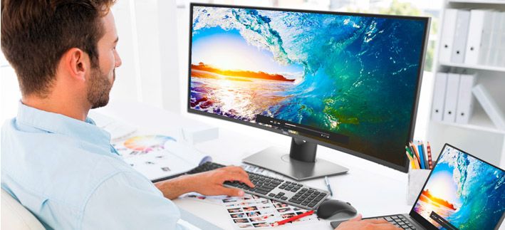 Dell U3818DW Monitör - Daha fazlasını yapmak için ilham alın.