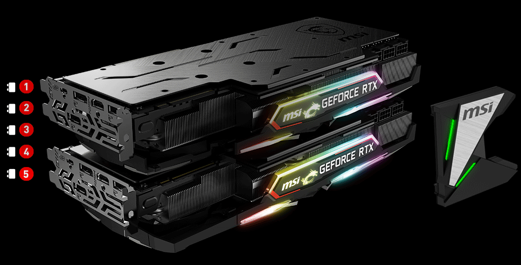 Msi Gg Geforce Rtx Nvlink Gpu Brıdge 3-Slot Geforce Rtx 2080-2080