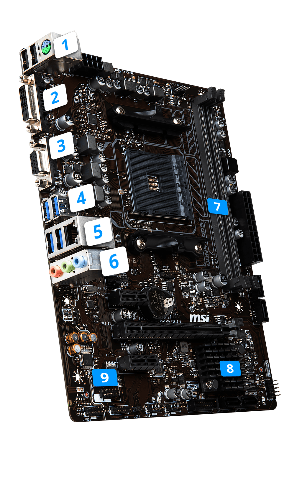 MSI A320M PRO-E overview