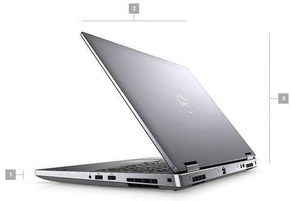 Dell Precision 7540 Boyutlar