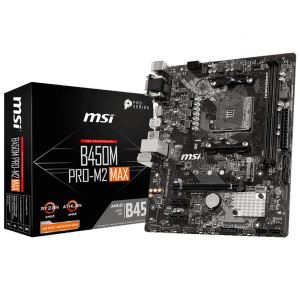 MSI B450M PRO-M2 MAX Amd B450 Soket AM4 DDR4 3466(OC) M.2 Anakart