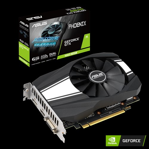 Asus PH-GTX1660S-6G Phoenix GTX 1660 SUPER 6GB GDDR6 DVI-HDMI-DP