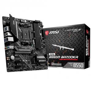 MSI MAG B550M BAZOOKA Amd B550 Soket AM4 DDR4 4400(OC) M.2 Anakart