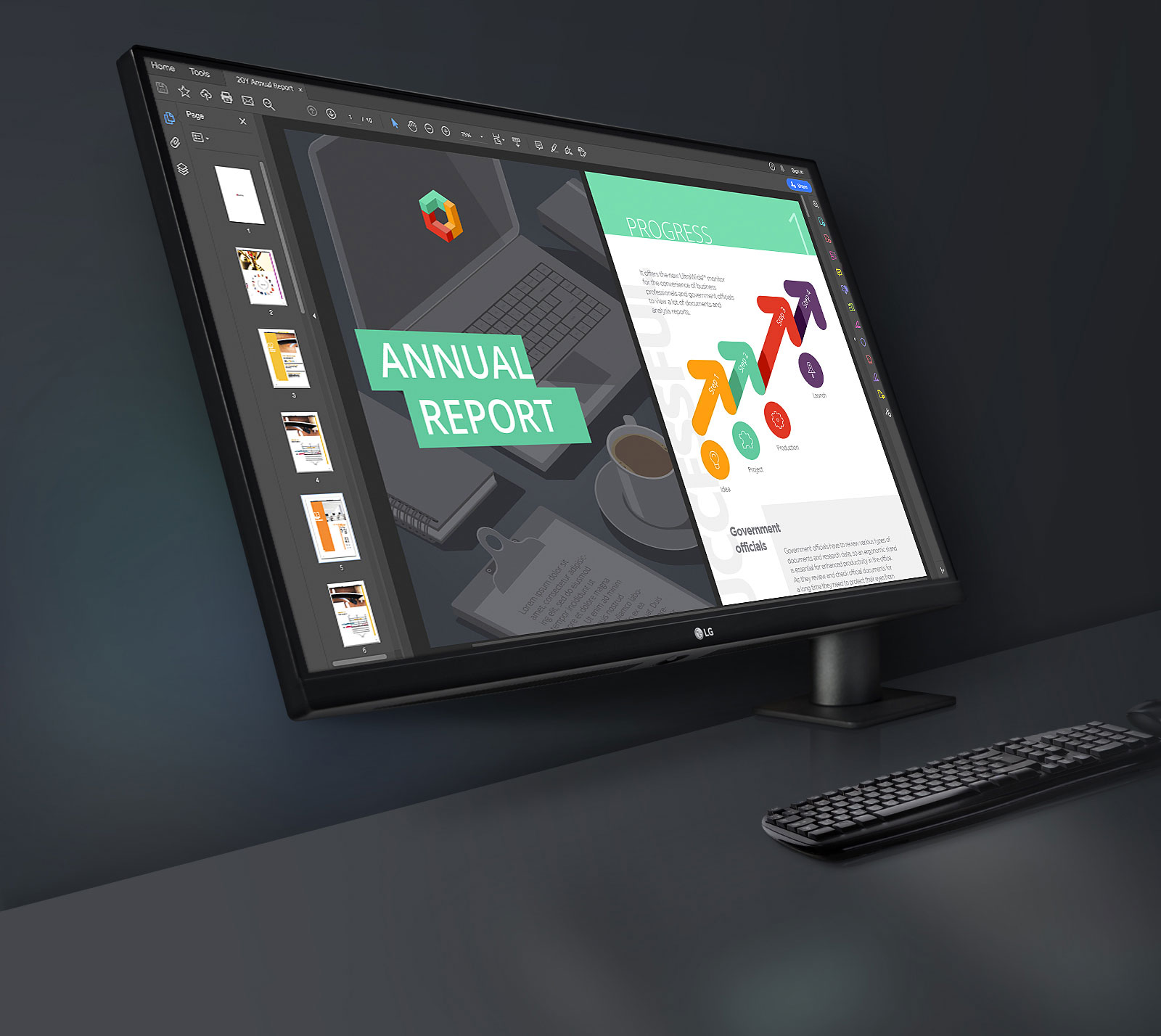 LG QHD Ergo Monitör: Size Özel Tasarlandı