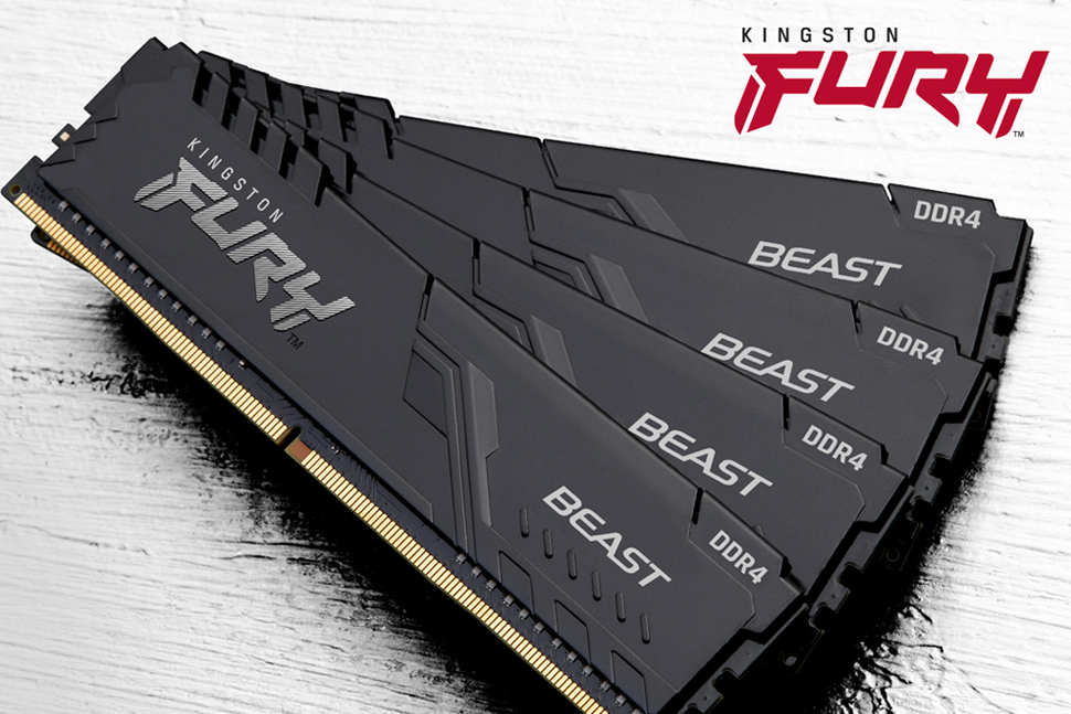 Kingston KF426C16BB/8 Fury Beast 8GB DDR4 2666Mhz Non ECC PC Ram