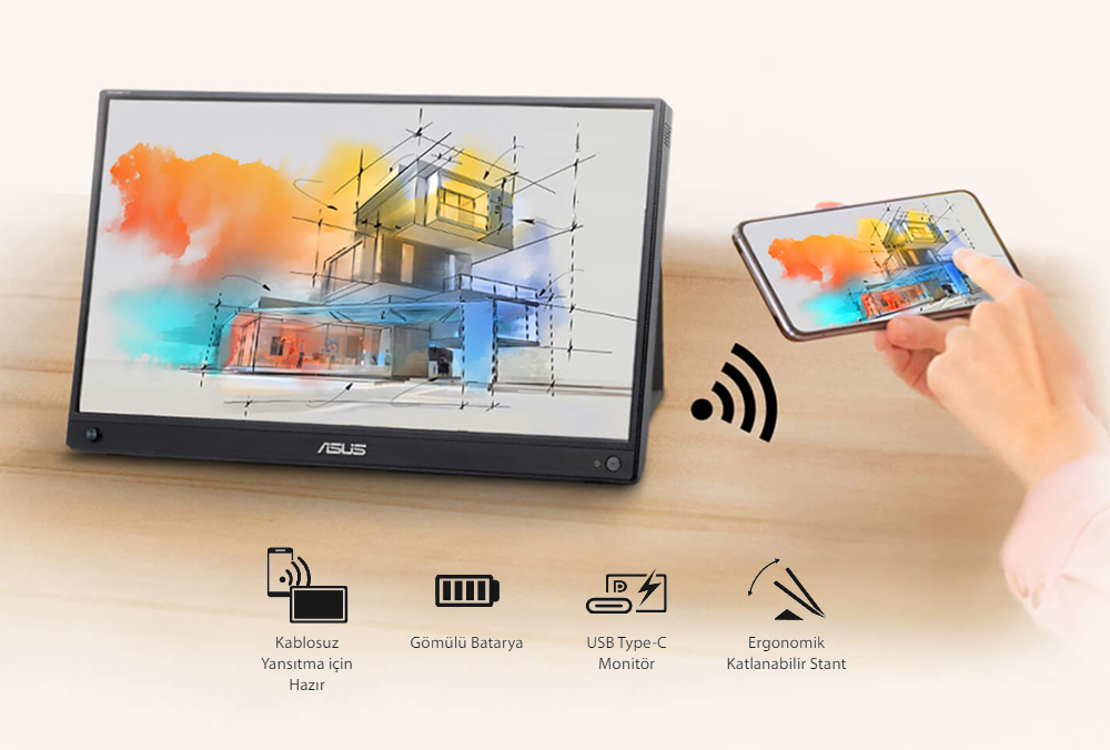 ASUS ZenScreen GO MB16AWP