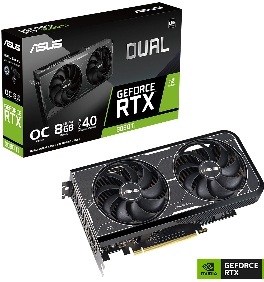 ASUS Dual GeForce RTX 3060 Ti OC Edition 8GB GDDR6XX