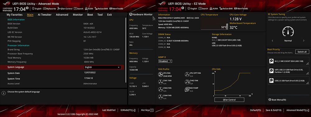 ROG STRIX Z790-H GAMING WIFI