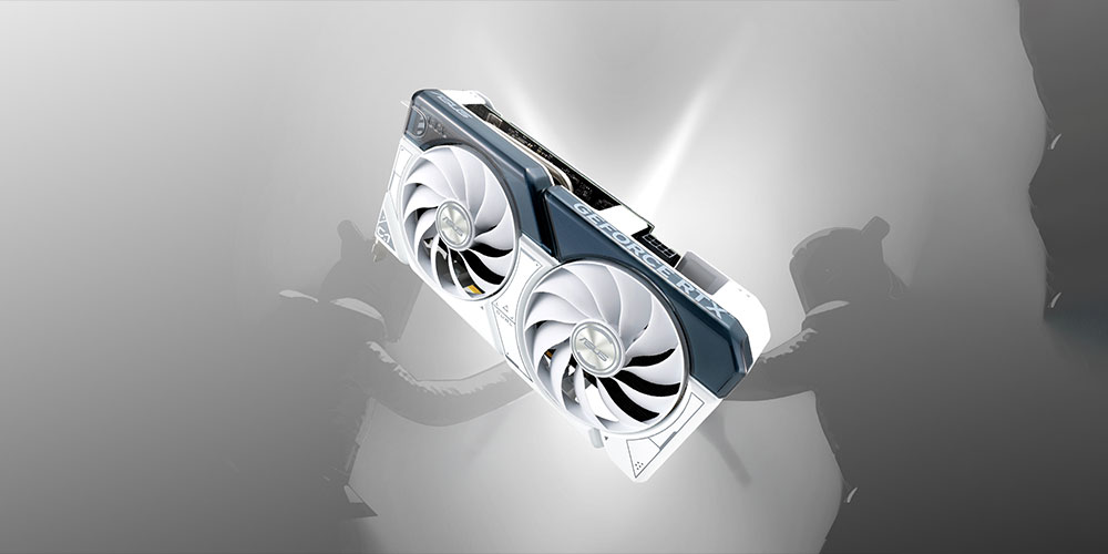 ASUS Dual GeForce RTX™ 4060 Ti White OC Edition 8GB GDDR6