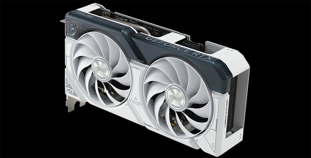 ASUS Dual GeForce RTX™ 4060 Ti White OC Edition 8GB GDDR6