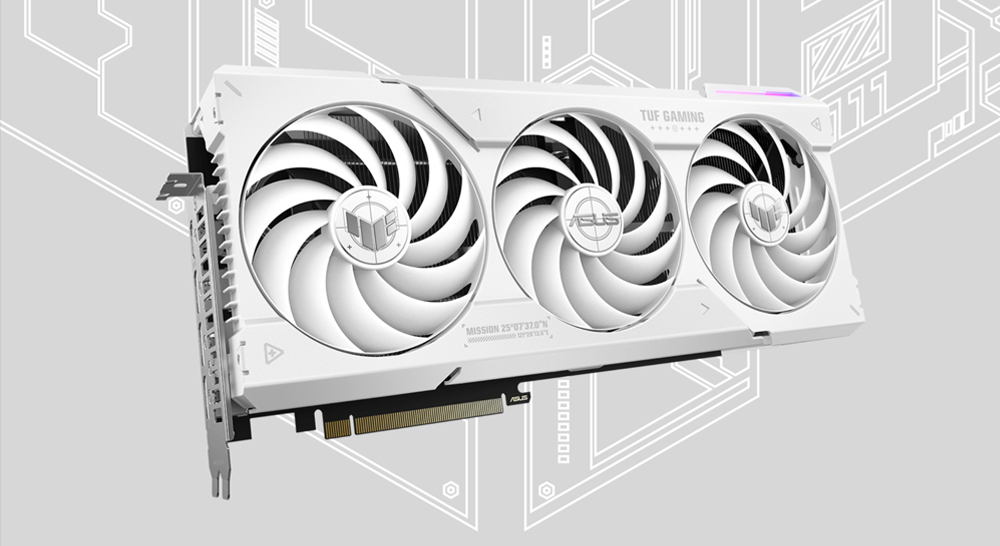 ASUS TUF Gaming Radeon™ RX 7800 XT White OC Edition 16GB GDDR6