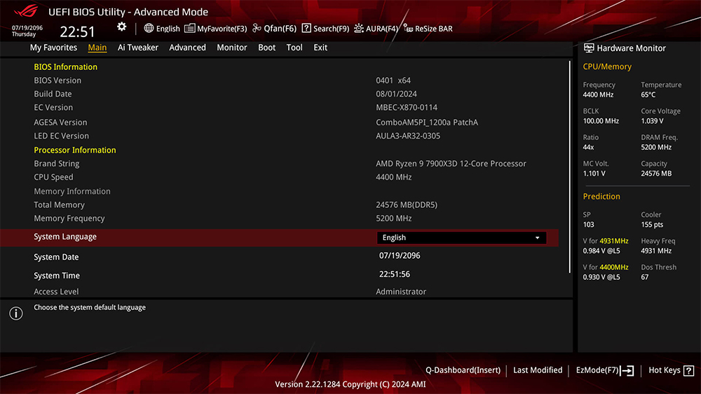 ROG CROSSHAIR X870E APEX