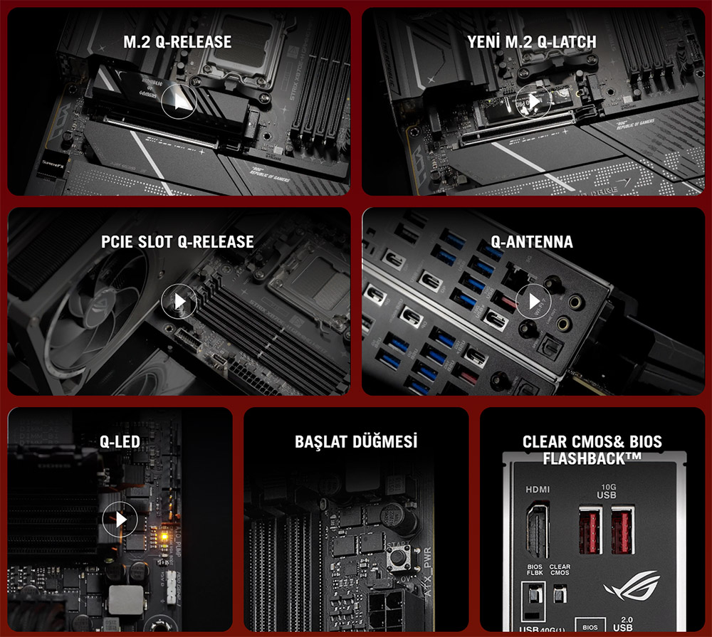 ROG STRIX X870E-H GAMING WIFI7 ROG STRIX X870E-H GAMING WIFI7