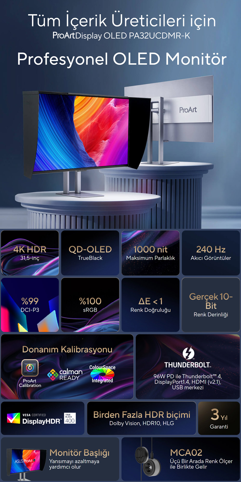 ProArt Display OLED PA32UCDMR-K ProArt Display OLED PA32UCDMR-K